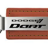 Dodge Dart Leather Key Fob - Brown