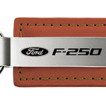 Ford F-250 Leather Key Fob - Brown