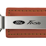 Ford Fiesta Leather Key Fob - Brown