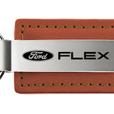 Ford Flex Leather Key Fob - Brown