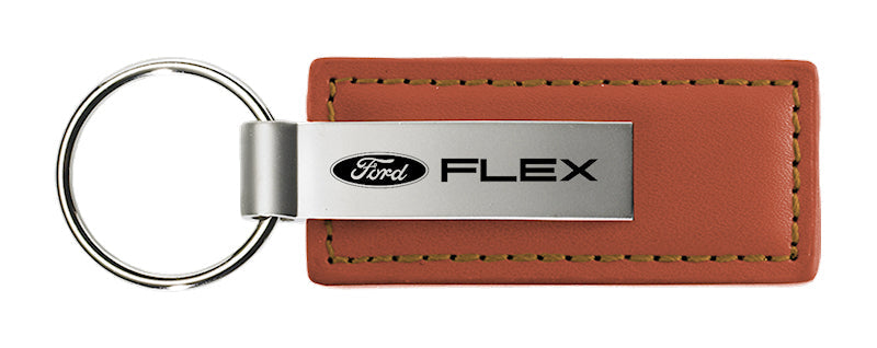 Ford Flex Leather Key Fob - Brown