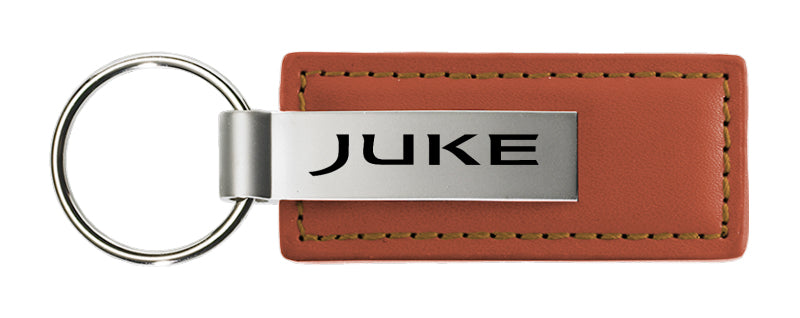 Nissan Juke Leather Key Fob - Brown
