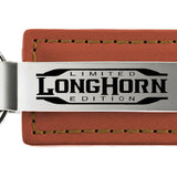 Ram Longhorn Limited Edition Leather Key Fob - Brown