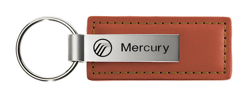 Mercury Leather Key Fob - Brown