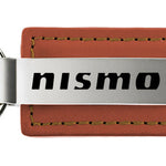Nissan Nismo Leather Key Fob - Brown