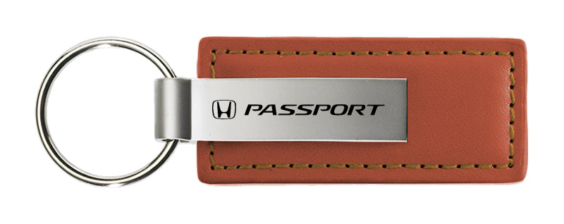 Honda Passport Leather Key Fob - Brown