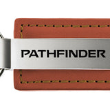 Nissan Pathfinder Leather Key Fob - Brown