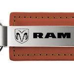 Ram Leather Key Fob - Brown