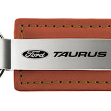 Ford Taurus Leather Key Fob - Brown