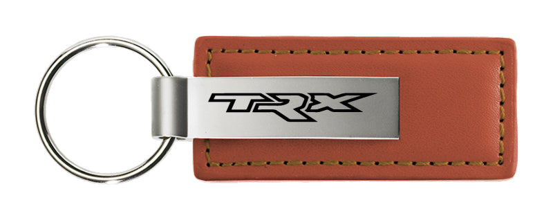 Ram TRX Leather Key Fob - Brown