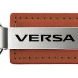 Nissan Versa Leather Key Fob - Brown