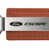 Ford Escape Leather Key Fob - Brown