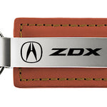 Acura ZDX Leather Key Fob - Brown