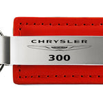 Chrysler 300 Leather Key Fob - Red