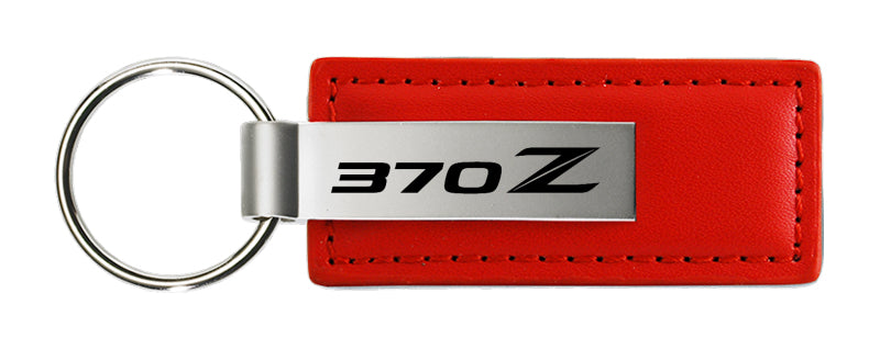 Nissan 370Z Leather Key Fob - Red
