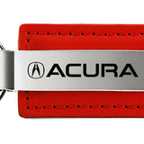 Acura Leather Key Fob - Red