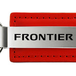 Nissan Frontier Leather Key Fob - Red