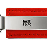Nissan GTR Leather Key Fob - Red