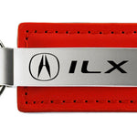 Acura ILX Leather Key Fob - Red