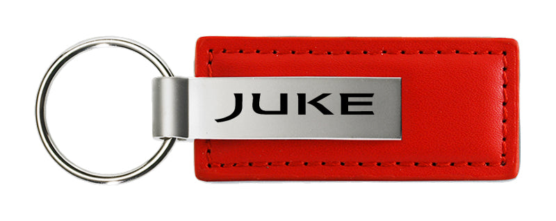 Nissan Juke Leather Key Fob - Red