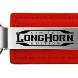 Ram Longhorn Limited Edition Leather Key Fob - Red