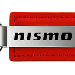 Nissan Nismo Leather Key Fob - Red