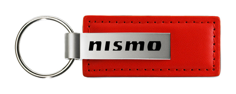 Nissan Nismo Leather Key Fob - Red