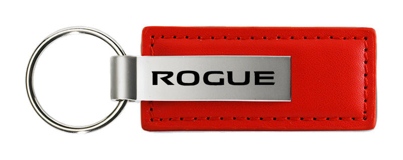 Nissan Rogue Leather Key Fob - Red