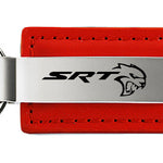 Dodge SRT Hellcat Leather Key Fob - Red