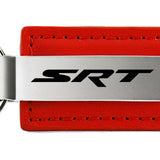 Dodge SRT Leather Key Fob - Red