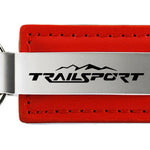 Honda TrailSport Leather Key Fob - Red