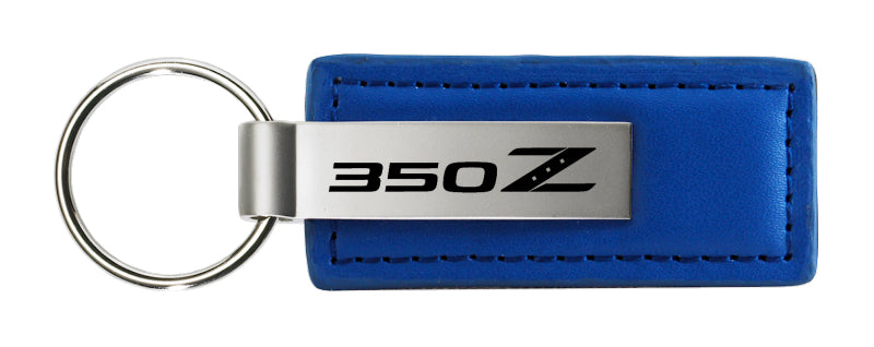 Nissan 350Z Leather Key Fob - Blue
