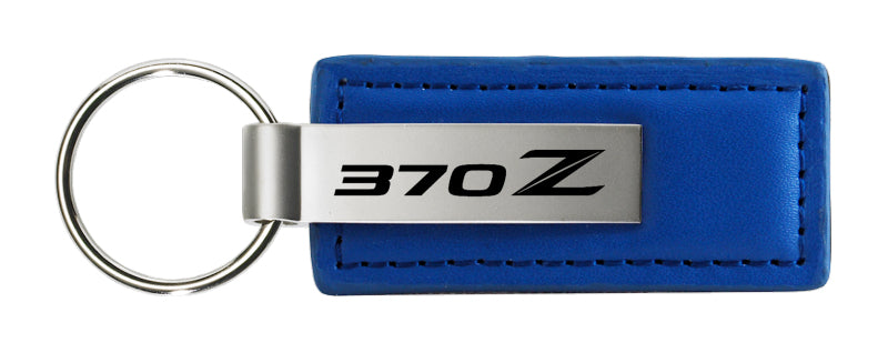 Nissan 370Z Leather Key Fob - Blue
