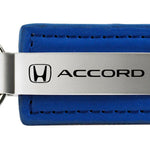 Honda Accord Leather Key Fob - Blue