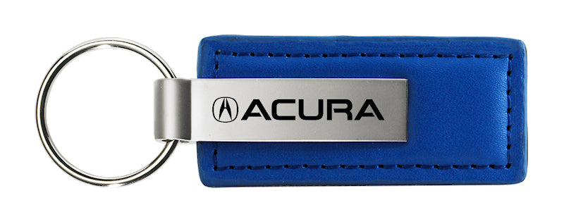 Acura Leather Key Fob - Blue