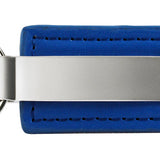 Blank Leather Key Fob - Blue