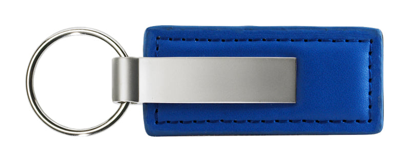 Blank Leather Key Fob - Blue