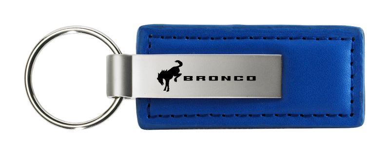 Ford Bronco 2020 Leather Key Fob - Blue