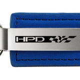 Honda HPD Leather Key Fob - Blue