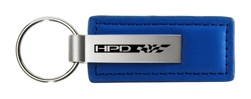 Honda HPD Leather Key Fob - Blue