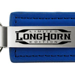 Ram Longhorn Limited Edition Leather Key Fob - Blue