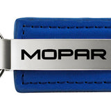 Mopar Leather Key Fob - Blue