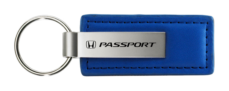 Honda Passport Leather Key Fob - Blue