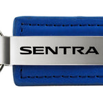 Nissan Sentra Leather Key Fob - Blue