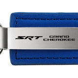 Dodge SRT Grand Cherokee Leather Key Fob - Blue