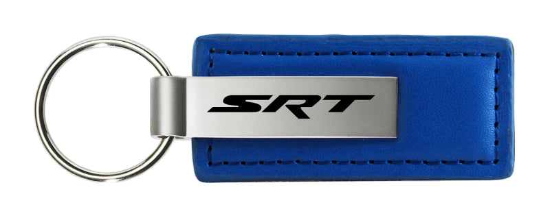 Dodge SRT Leather Key Fob - Blue