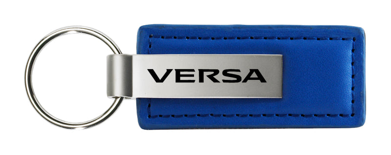Nissan Versa Leather Key Fob - Blue