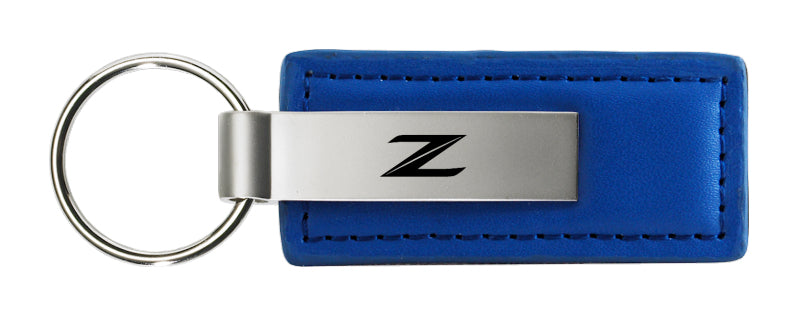 Nissan Z (New) Leather Key Fob - Blue