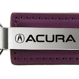 Acura Leather Key Fob - Purple