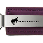 Ford Bronco 2020 Leather Key Fob - Purple